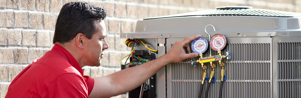 Air Conditioner repair from HVAC company technician